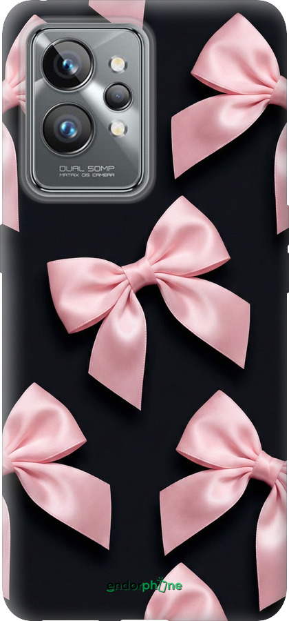 Силіконовий чехол Coquette Ribbons Dark Coquette для Realme GT2 Pro - 6767u-2566 изображение 
