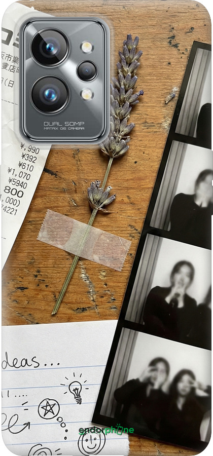 Силиконовый чехол Aesthetic Scrapbook Collage для Realme GT2 Pro - 6773u-2566 изображение 