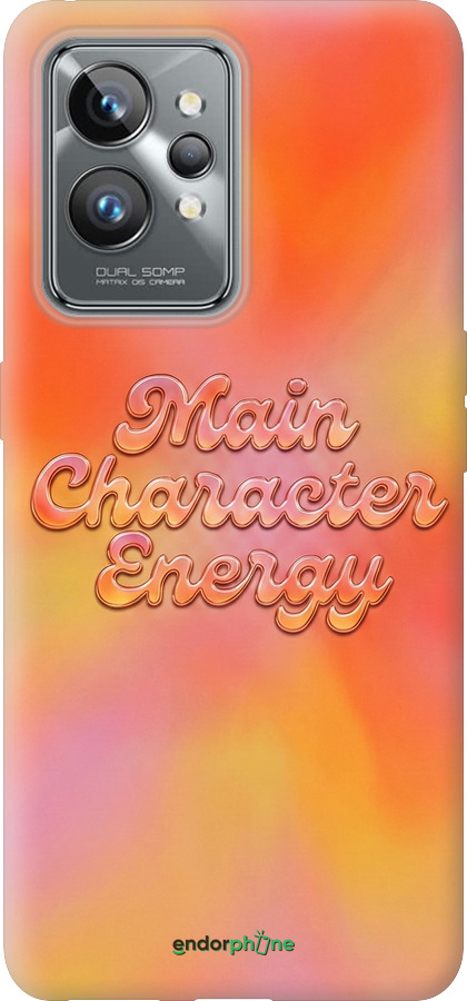 Силиконовый чехол Aura Gradient Main Character Energy Aesthetic Y2K для Realme GT2 Pro - 6783u-2566 изображение 