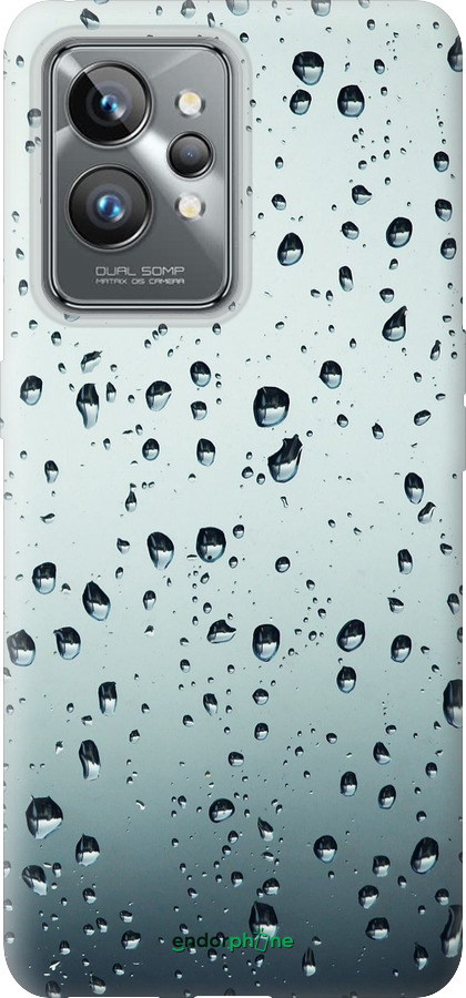 Силиконовый чехол Стекло в каплях для Realme GT2 Pro - 848u-2566 изображение 