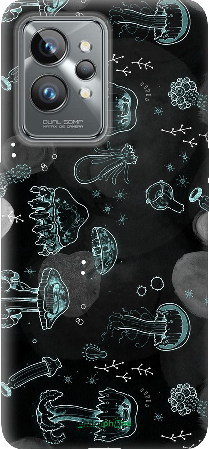 Силиконовый чехол Медузы для Realme GT2 Pro - 906u-2566 изображение 