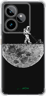 Силикон с усиленными углами чехол Moon in dark для Realme GT7 - 4176sp-4027 изображение 