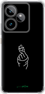 Силикон с усиленными углами чехол Love You для Realme GT7 - 4298sp-4027 изображение 