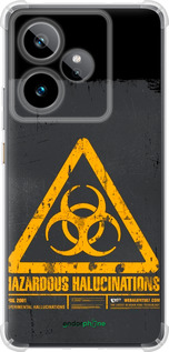 Силикон с усиленными углами чехол biohazard 28 для Realme GT7 - 4846sp-4027 изображение 