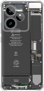 Силикон с усиленными углами чехол Детали смартфона для Realme GT7 - 5487sp-4027 изображение 