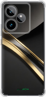 Силикон с усиленными углами чехол Динамика для Realme GT7 - 5836sp-4027 изображение 