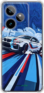 Силикон с усиленными углами чехол БМВ для Realme GT7 - 6292sp-4027 изображение 