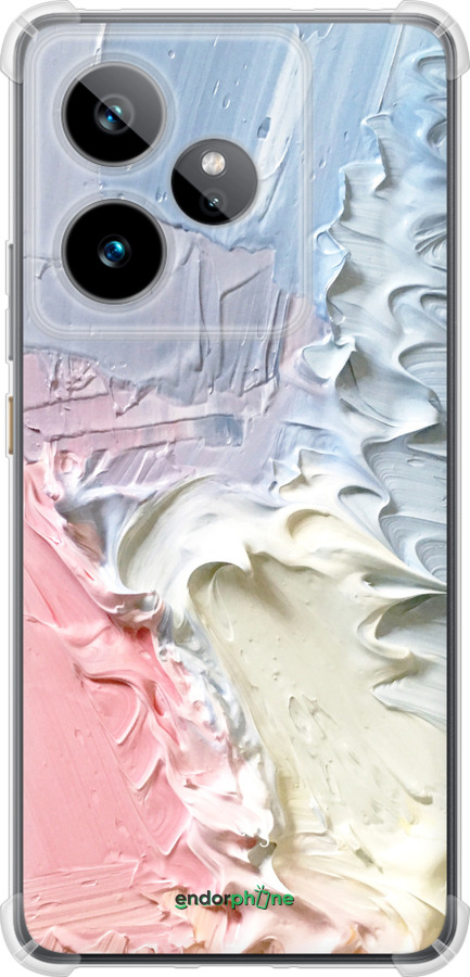 Силикон с усиленными углами чехол Пастель v1 для Realme GT7 - 3981sp-4027 изображение 
