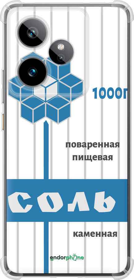 Силикон с усиленными углами чехол Соль для Realme GT7 - 4855sp-4027 изображение 