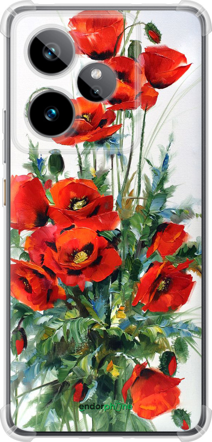 Силикон с усиленными углами чехол Маки для Realme GT7 - 523sp-4027 изображение 