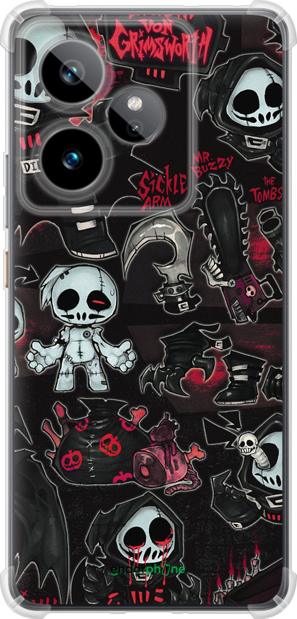 Силикон с усиленными углами чехол № 5380 для Realme GT7 - 5380sp-4027 изображение 