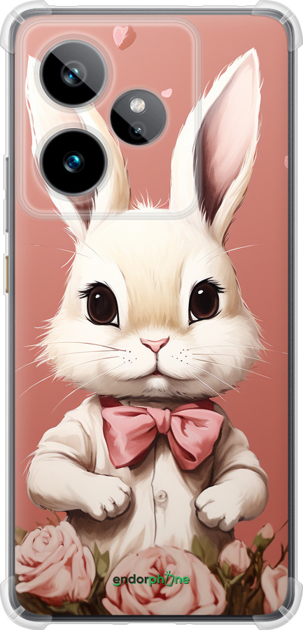 Силикон с усиленными углами чехол Зайчик для Realme GT7 - 5669sp-4027 изображение 