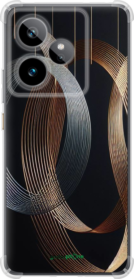Силикон с усиленными углами чехол Симфония для Realme GT7 - 5835sp-4027 изображение 
