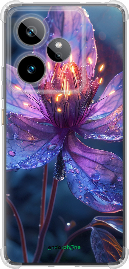 Силикон с усиленными углами чехол Магический цветок для Realme GT7 - 6038sp-4027 изображение 