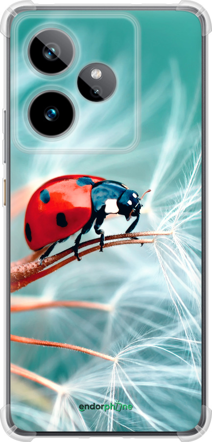 Силикон с усиленными углами чехол Божья коровка для Realme GT7 - 6049sp-4027 изображение 