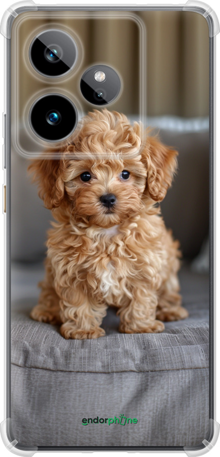 Силикон с усиленными углами чехол Mini-maltipoo для Realme GT7 - 6158sp-4027 изображение 