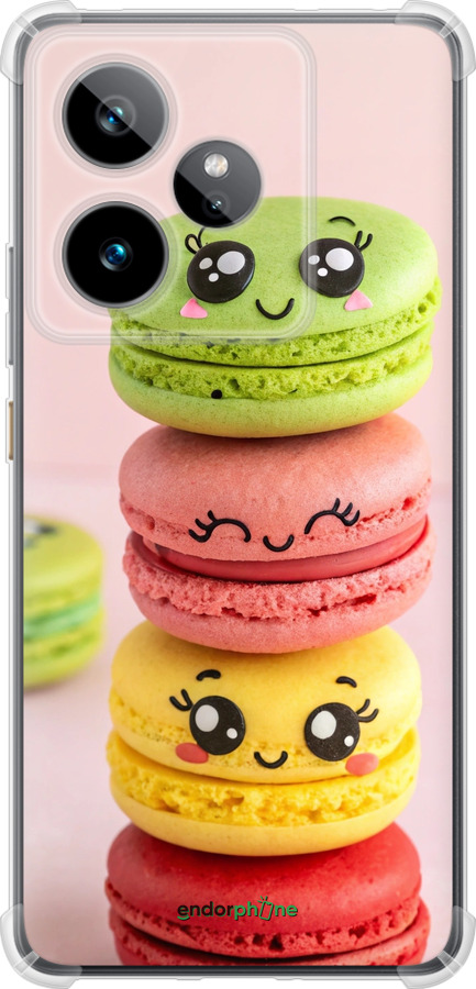 Силикон с усиленными углами чехол Печенье для Realme GT7 - 6693sp-4027 изображение 