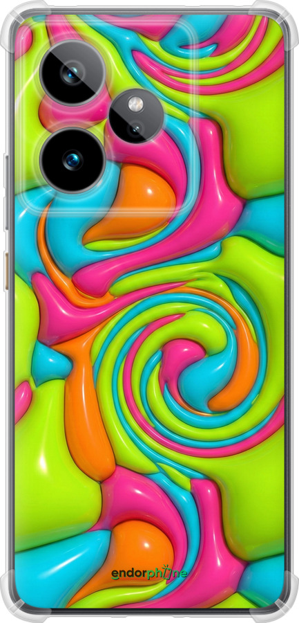 Силикон с усиленными углами чехол Y2K Jelly Dream для Realme GT7 - 6780sp-4027 изображение 