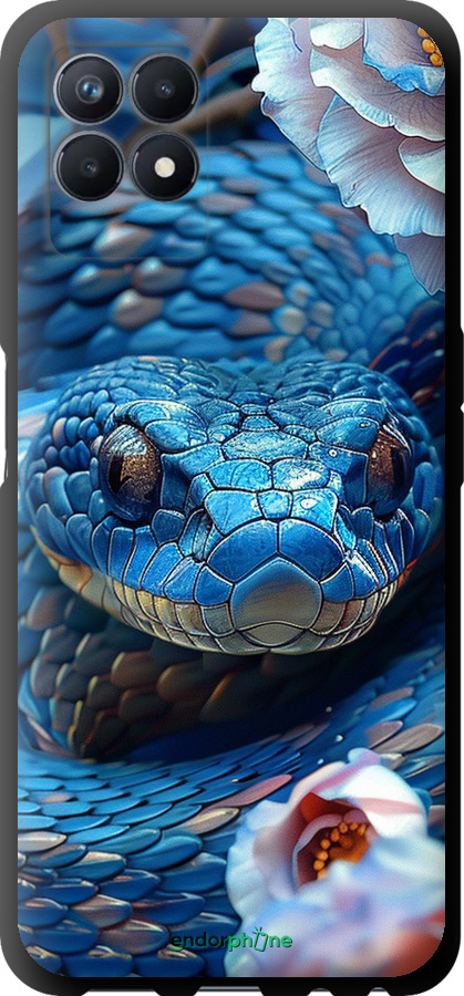 TPU чехол Blue Snake для Realme Narzo 50 - 6079b-3066 изображение 