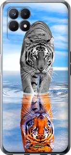 Силіконовий чехол Тигр для Realme Narzo 50 - 6016u-3066 изображение 