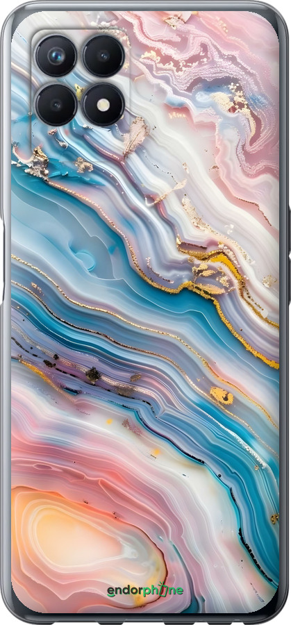 Силіконовий чехол Мрамор красивый для Realme Narzo 50 - 6376u-3066 изображение 