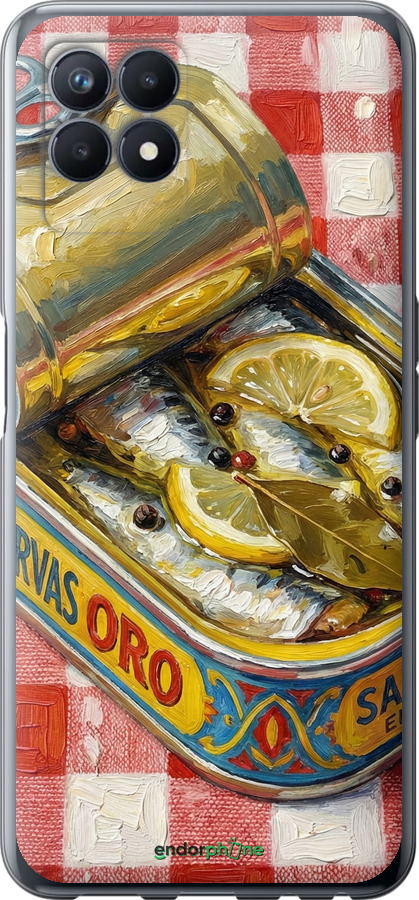 Силіконовий чехол Vintage Sardine Tin Phone для Realme Narzo 50 - 6772u-3066 изображение 