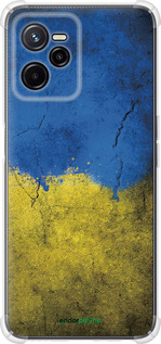 Силикон с усиленными углами чехол Флаг Украины 2 для Realme C35 - 401sp-4235 изображение 