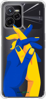 Силикон с усиленными углами чехол Stand With Ukraine для Realme C35 - 5255sp-4235 изображение 