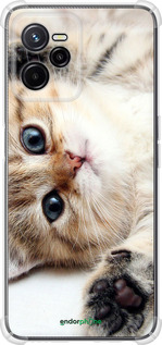 Силикон с усиленными углами чехол Котик для Realme C35 - 6024sp-4235 изображение 