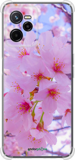 Силикон с усиленными углами чехол Сакура для Realme C35 - 6029sp-4235 изображение 