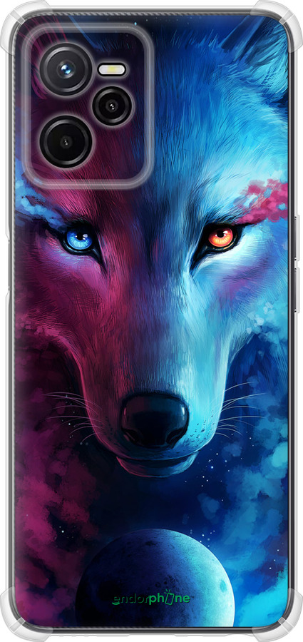 Силикон с усиленными углами чехол Арт-волк для Realme C35 - 3999sp-4235 изображение 