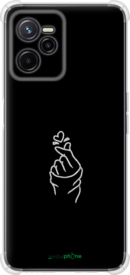 Силикон с усиленными углами чехол Love You для Realme C35 - 4298sp-4235 изображение 