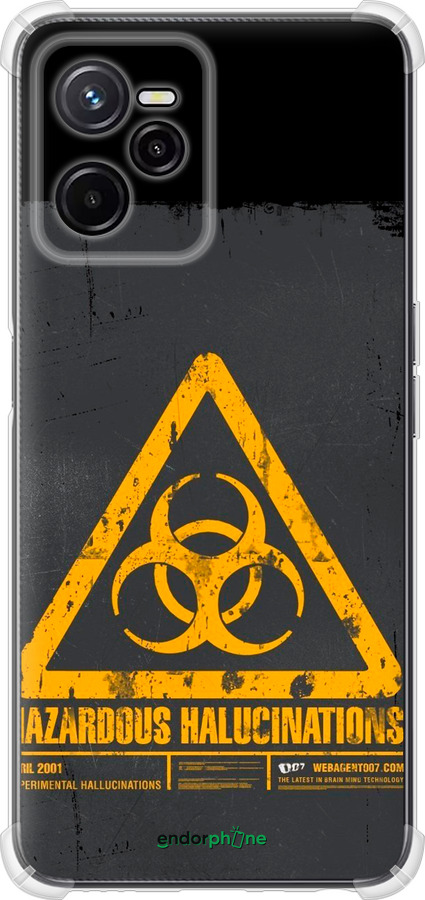 Силикон с усиленными углами чехол biohazard 28 для Realme C35 - 4846sp-4235 изображение 