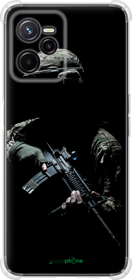 Силикон с усиленными углами чехол Защитник v3 для Realme C35 - 5226sp-4235 изображение 