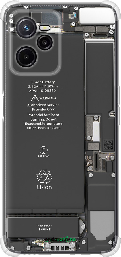 Силикон с усиленными углами чехол Детали смартфона для Realme C35 - 5487sp-4235 изображение 