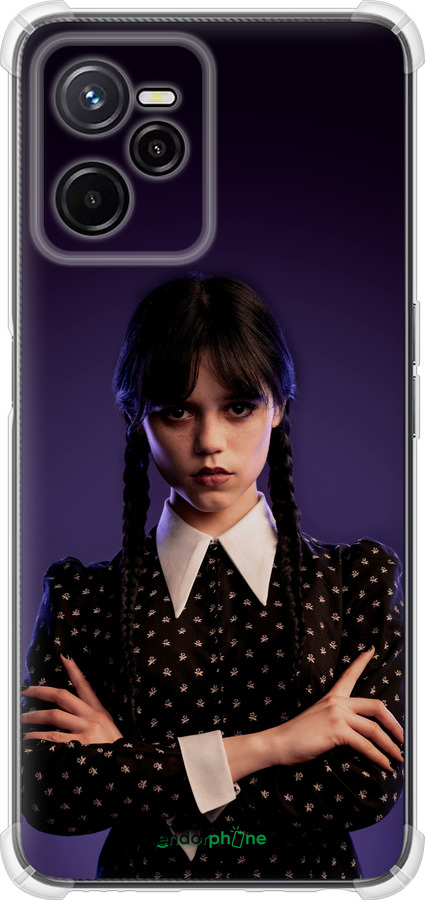 Силикон с усиленными углами чехол Wednesday v3 для Realme C35 - 5517sp-4235 изображение 