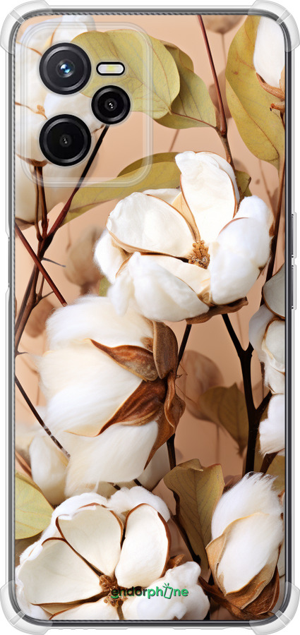 Силикон с усиленными углами чехол Хлопок для Realme C35 - 5665sp-4235 изображение 