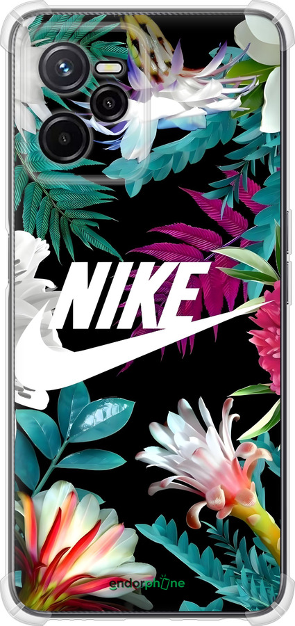Силикон с усиленными углами чехол Nike для Realme C35 - 6378sp-4235 изображение 