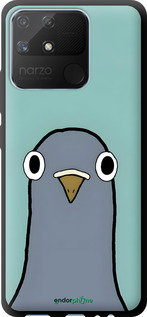TPU чехол Голубь для Realme Narzo 50A - 6388b-2514 изображение 