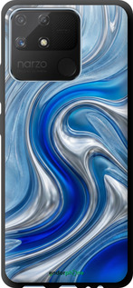 TPU чехол Liquid Chrome для Realme Narzo 50A - 6781b-2514 изображение 