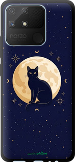 TPU чехол Cute Cat Celestial/Witchy для Realme Narzo 50A - 6787b-2514 изображение 