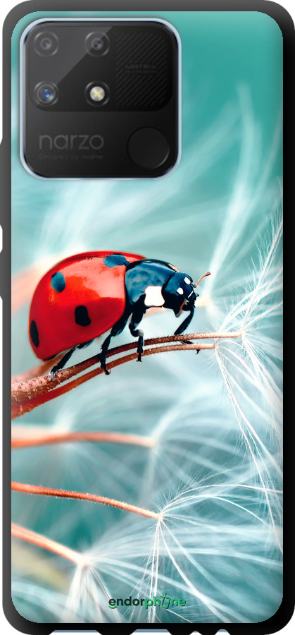 TPU чехол Божья коровка для Realme Narzo 50A - 6049b-2514 изображение 