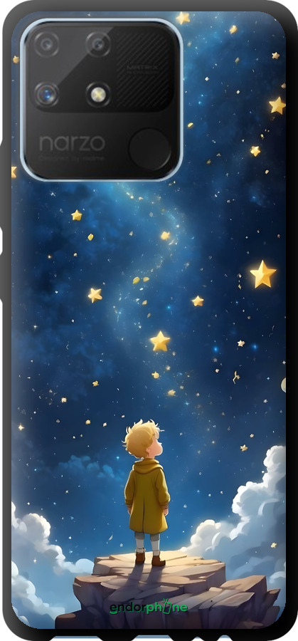 TPU чехол Маленький принц для Realme Narzo 50A - 6326b-2514 изображение 