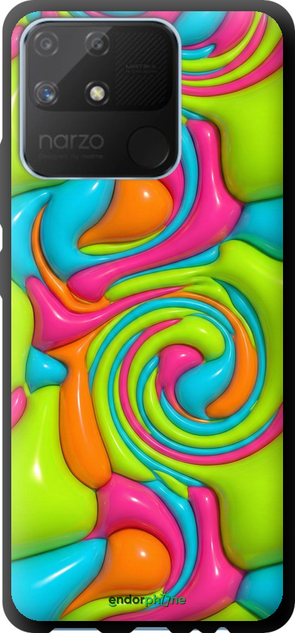 TPU чехол Y2K Jelly Dream для Realme Narzo 50A - 6780b-2514 изображение 