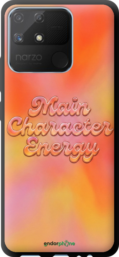 TPU чехол Aura Gradient Main Character Energy Aesthetic Y2K для Realme Narzo 50A - 6783b-2514 изображение 
