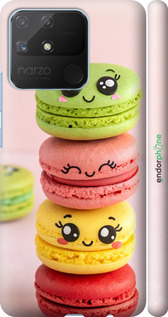 3D пластиковый матовый чехол Печенье для Realme Narzo 50A - 6693m-2514 изображение 