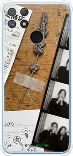 Силикон с усиленными углами чехол Aesthetic Scrapbook Collage для Realme Narzo 50A - 6773sp-2514 изображение 