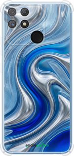 Силіконовий протиударний с посиленими кутами чехол Liquid Chrome для Realme Narzo 50A - 6781sp-2514 изображение 