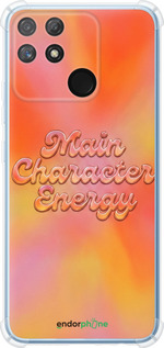 Силикон с усиленными углами чехол Aura Gradient Main Character Energy Aesthetic Y2K для Realme Narzo 50A - 6783sp-2514 изображение 