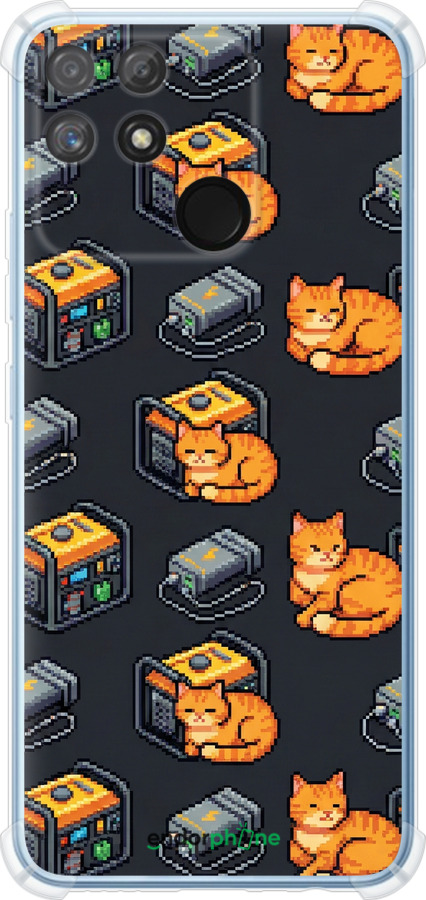 Силикон с усиленными углами чехол Autonomous Zone для Realme Narzo 50A - 6771sp-2514 изображение 